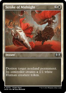 [375]【EN】【FOIL】■PROMO■真夜中の一撃/Stroke of Midnight【WOE】[U][白]