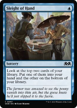 [067]【EN】手練/Sleight of Hand【WOE】[C][青]