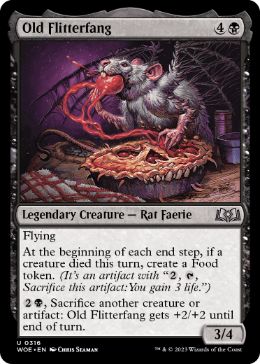 [316]【EN】老いたる飛び牙/Old Flitterfang【WOE】[U][黒]
