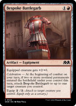 [122]【EN】特注の戦闘装束/Bespoke Battlegarb【WOE】[C][赤]