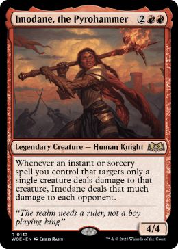 [137]【EN】紅蓮鎚、イモデーン/Imodane, the Pyrohammer【WOE】[R][赤]