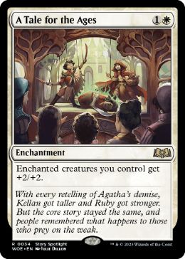 [034]【EN】【FOIL】歴史に刻む物語/A Tale for the Ages【WOE】[R][白]