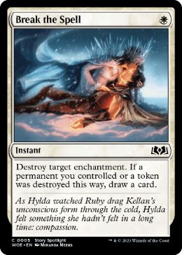 [005]【EN】【FOIL】魔法破り/Break the Spell【WOE】[C][白]