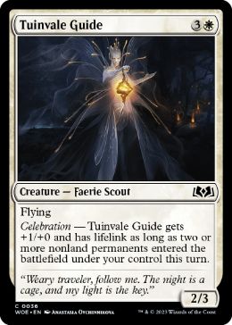 [036]【EN】【FOIL】チューインベイルの導き手/Tuinvale Guide【WOE】[C][白]