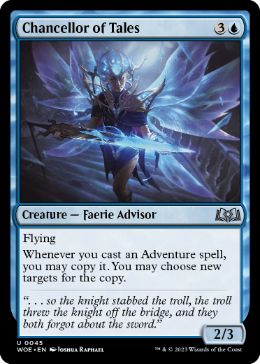 [045]【EN】【FOIL】伝承の大長/Chancellor of Tales【WOE】[U][青]