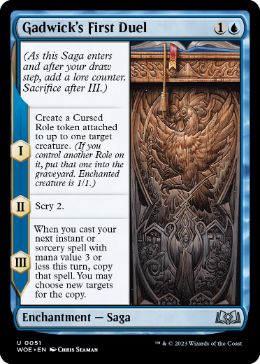 [051]【EN】【FOIL】ガドウィックの初戦/Gadwick's First Duel【WOE】[U][青]