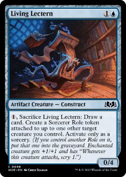 [059]【EN】【FOIL】生ける書見台/Living Lectern【WOE】[C][青]