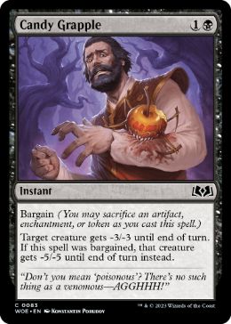 [083]【EN】【FOIL】がぶりんご飴/Candy Grapple【WOE】[C][黒]