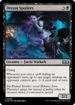 [085]【EN】【FOIL】夢ばれ/Dream Spoilers【WOE】[U][黒]