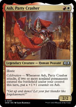 [201]【EN】【FOIL】パーティー破り、アッシュ/Ash, Party Crasher【WOE】[U][多色]