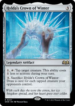 [247]【EN】【FOIL】ヒルダの冬の王冠/Hylda's Crown of Winter【WOE】[R][茶]