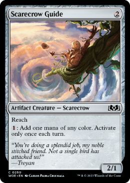 [250]【EN】【FOIL】案山子の導き手/Scarecrow Guide【WOE】[C][茶]