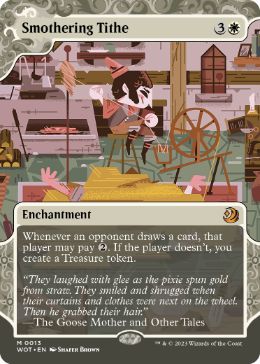 [013]【EN】息詰まる徴税/Smothering Tithe【WOT】[M][白]