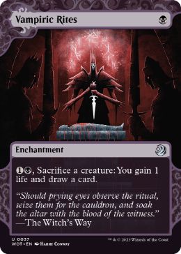 [037]【EN】吸血の儀式/Vampiric Rites【WOT】[U][黒]