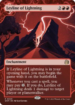 [045]【EN】稲妻の力線/Leyline of Lightning【WOT】[R][赤]