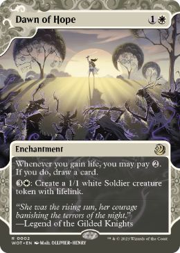 [002]【EN】【FOIL】希望の夜明け/Dawn of Hope【WOT】[R][白]