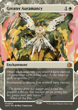 [004]【EN】【FOIL】偉大なるオーラ術/Greater Auramancy【WOT】[M][白]
