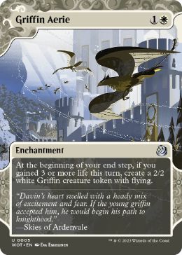 [005]【EN】【FOIL】グリフィンの高楼/Griffin Aerie【WOT】[U][白]