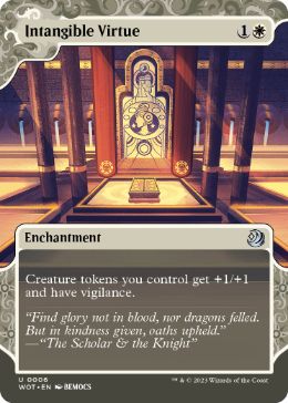 [006]【EN】【FOIL】無形の美徳/Intangible Virtue【WOT】[U][白]
