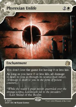 [011]【EN】【FOIL】ファイレクシアの非生/Phyrexian Unlife【WOT】[R][白]