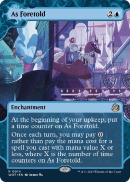 [014]【EN】【FOIL】予言により/As Foretold【WOT】[R][青]