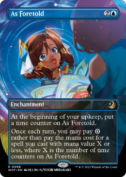 [068]【EN】【FOIL】■ボーダーレス■予言により/As Foretold【WOT】[R][青]