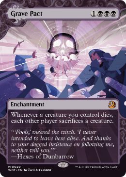 [029]【EN】【FOIL】墓穴までの契約/Grave Pact【WOT】[M][黒]