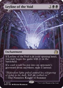 [030]【EN】【FOIL】虚空の力線/Leyline of the Void【WOT】[R][黒]