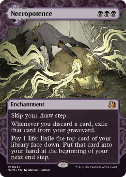 [031]【EN】【FOIL】ネクロポーテンス/Necropotence【WOT】[M][黒]