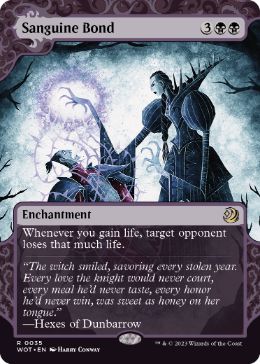 [035]【EN】【FOIL】血なまぐさい結合/Sanguine Bond【WOT】[R][黒]
