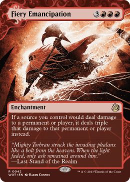 [042]【EN】【FOIL】焦熱の解放/Fiery Emancipation【WOT】[R][赤]