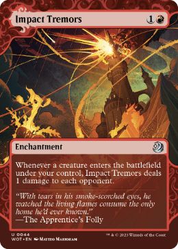 [044]【EN】【FOIL】衝撃の震え/Impact Tremors【WOT】[U][赤]