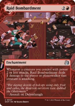 [047]【EN】【FOIL】略奪の爆撃/Raid Bombardment【WOT】[U][赤]