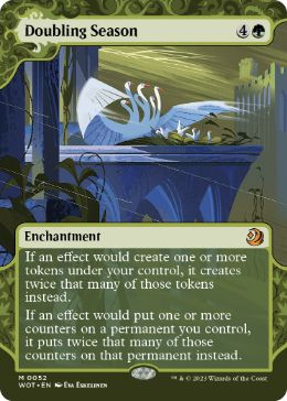 [052]【EN】【FOIL】倍増の季節/Doubling Season【WOT】[M][緑]