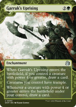 [053]【EN】【FOIL】ガラクの蜂起/Garruk's Uprising【WOT】[U][緑]
