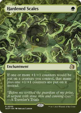 [055]【EN】【FOIL】硬化した鱗/Hardened Scales【WOT】[R][緑]