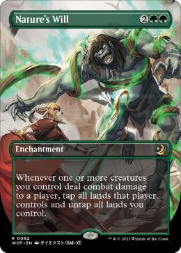[082]【EN】【FOIL】■ボーダーレス■自然の意志/Nature's Will【WOT】[R][緑]