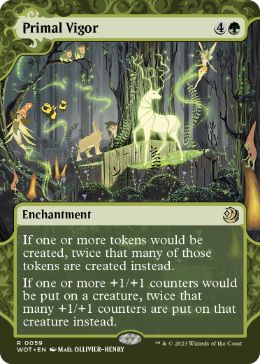 [059]【EN】【FOIL】野生の活力/Primal Vigor【WOT】[R][緑]