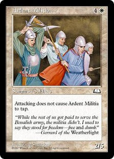 [005]【JP】献身的民兵団/Ardent Militia【WTH】[C][白]