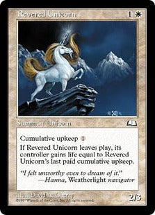 [023]【JP】有徳の一角獣/Revered Unicorn【WTH】[U][白]