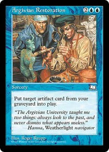 [034]【JP】アーギヴィーアの修復術/Argivian Restoration【WTH】[U][青]