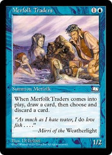 [043]【JP】マーフォークの交易商人/Merfolk Traders【WTH】[C][青]