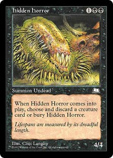 [072]【EN】隠された恐怖/Hidden Horror【WTH】[U][黒]