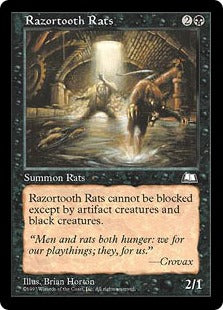 [078]【EN】カミソリネズミ/Razortooth Rats【WTH】[C][黒]
