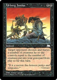 [084]【JP】アーボーグの報復/Urborg Justice【WTH】[R][黒]