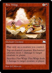 [100]【EN】炎の鞭/Fire Whip【WTH】[C][赤]