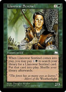 [134]【EN】ラノワールの歩哨/Llanowar Sentinel【WTH】[C][緑]