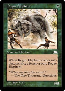 [139]【EN】はぐれ象/Rogue Elephant【WTH】[C][緑]