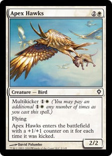 [002]【EN】【FOIL】天頂の鷹/Apex Hawks【WWK】[C][白]
