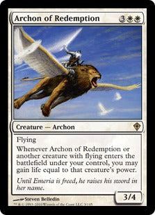 [003]【EN】【FOIL】解放の執政官/Archon of Redemption【WWK】[R][白]